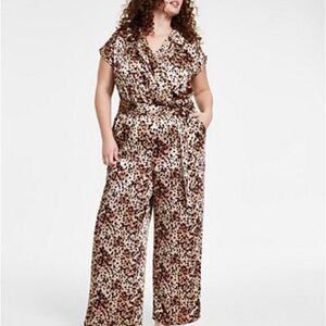 Leopard Print Jumpsuit
